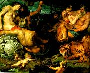 de fyra varldsdelarna Peter Paul Rubens